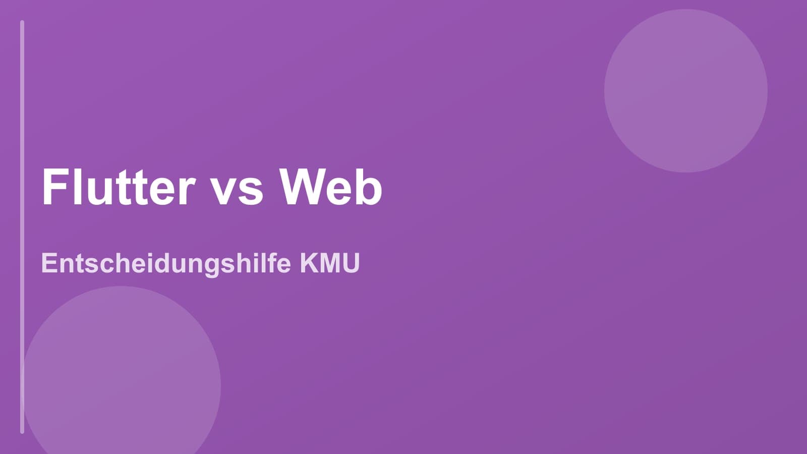 Flutter oder Web? Wann sich App-Entwicklung wirklich lohnt